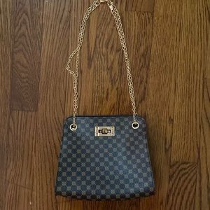 SHEIN turn-lock shoulder bag